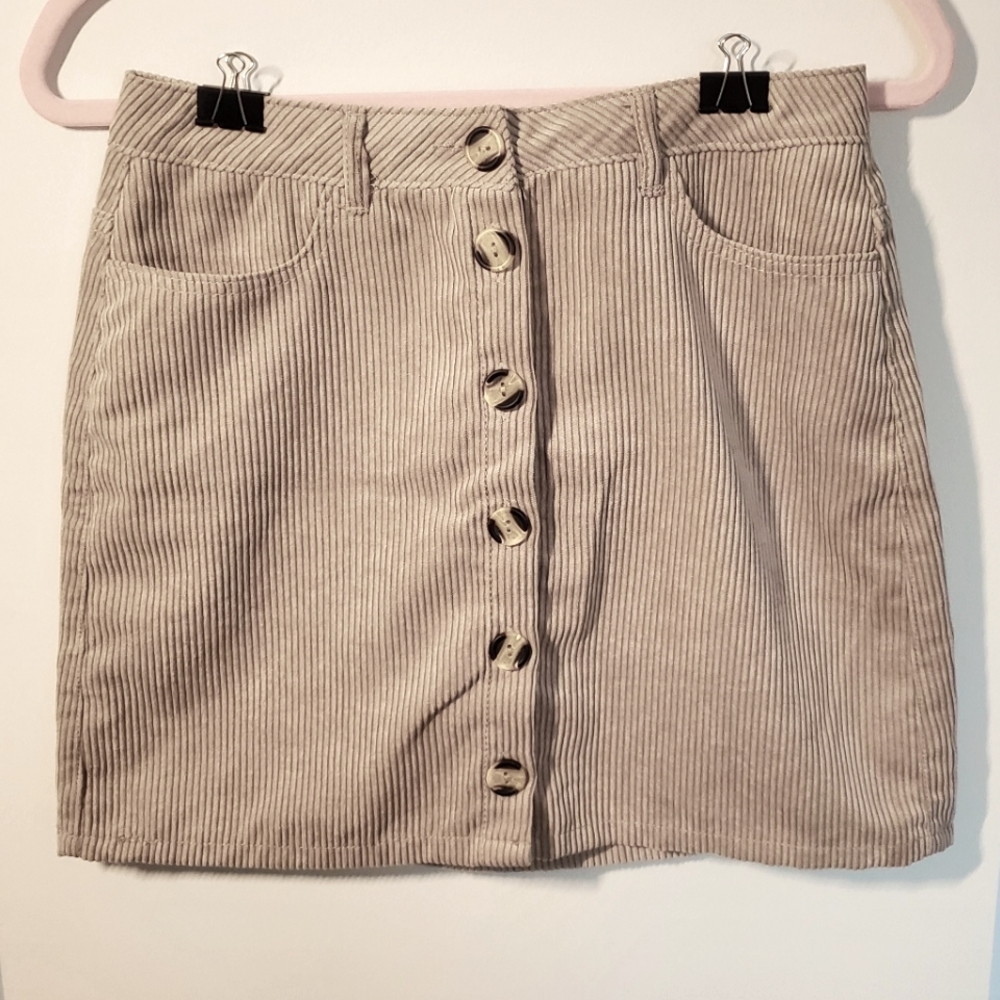 Camel/ beige Corduroy skirt